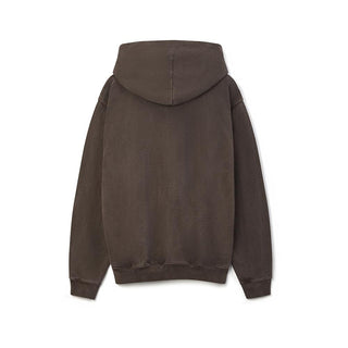 Acid brown minimal collection hoodie