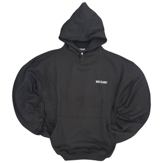 Libertà oversized black hoodie