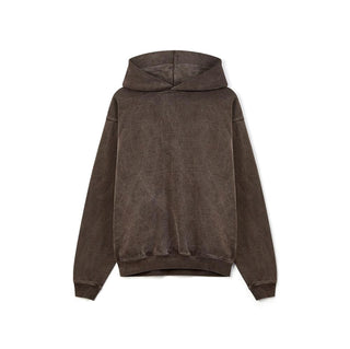 Acid brown minimal collection hoodie